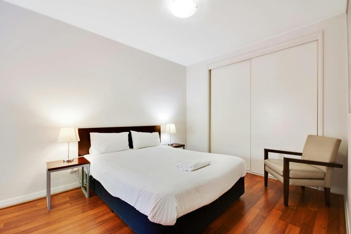 Master bedroom and built in wardrobes