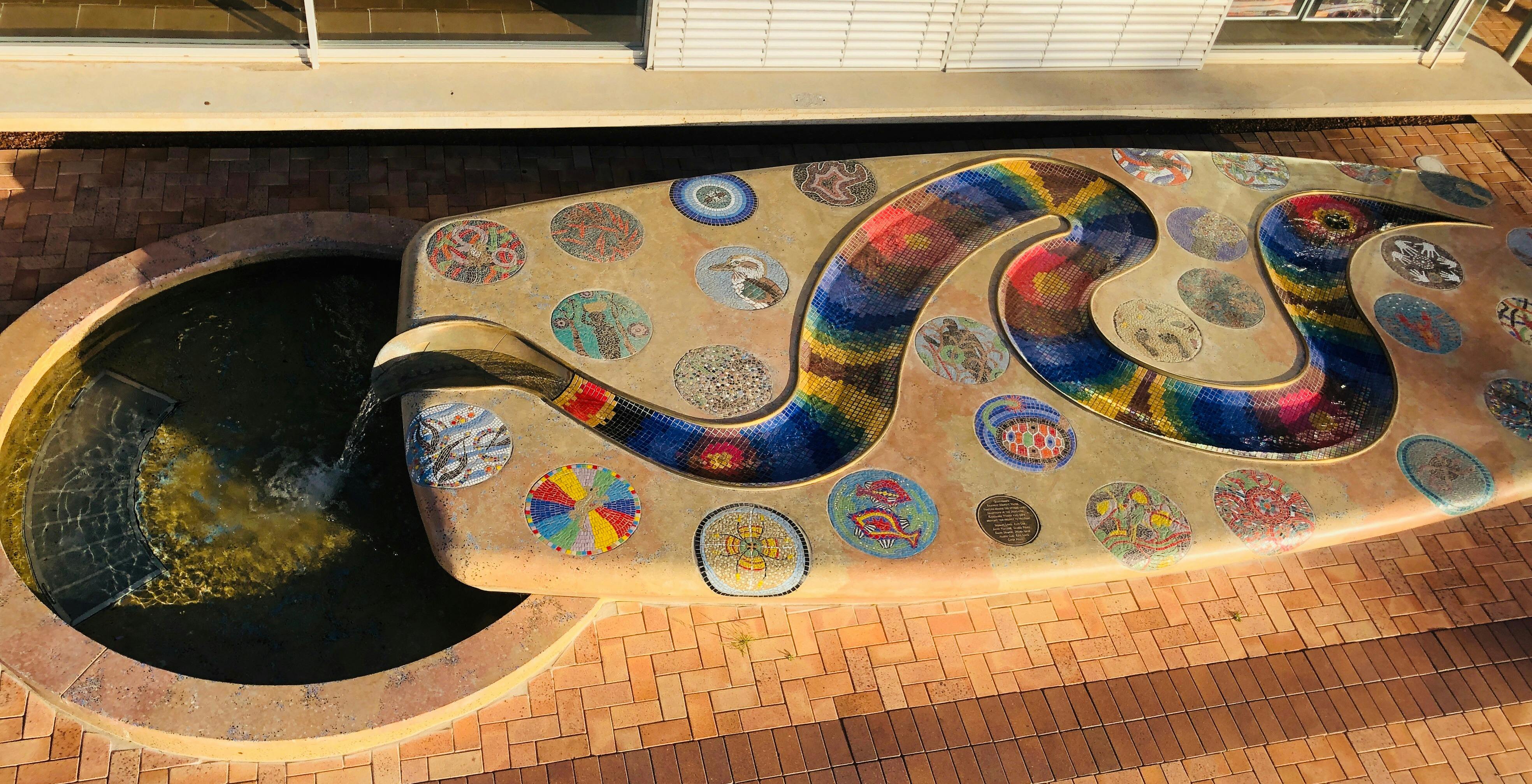Rainbow Serpent Fountain