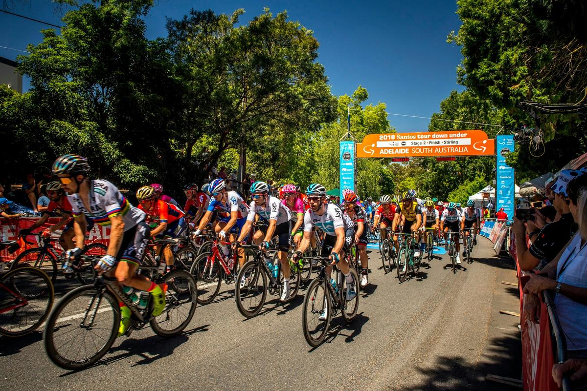 Tour Down Under - international cycling race, Stirling, Adelaide Hills