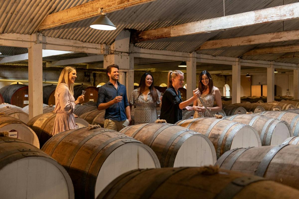 Taste of History Tour in the Seppeltsfield Centennial Cellar