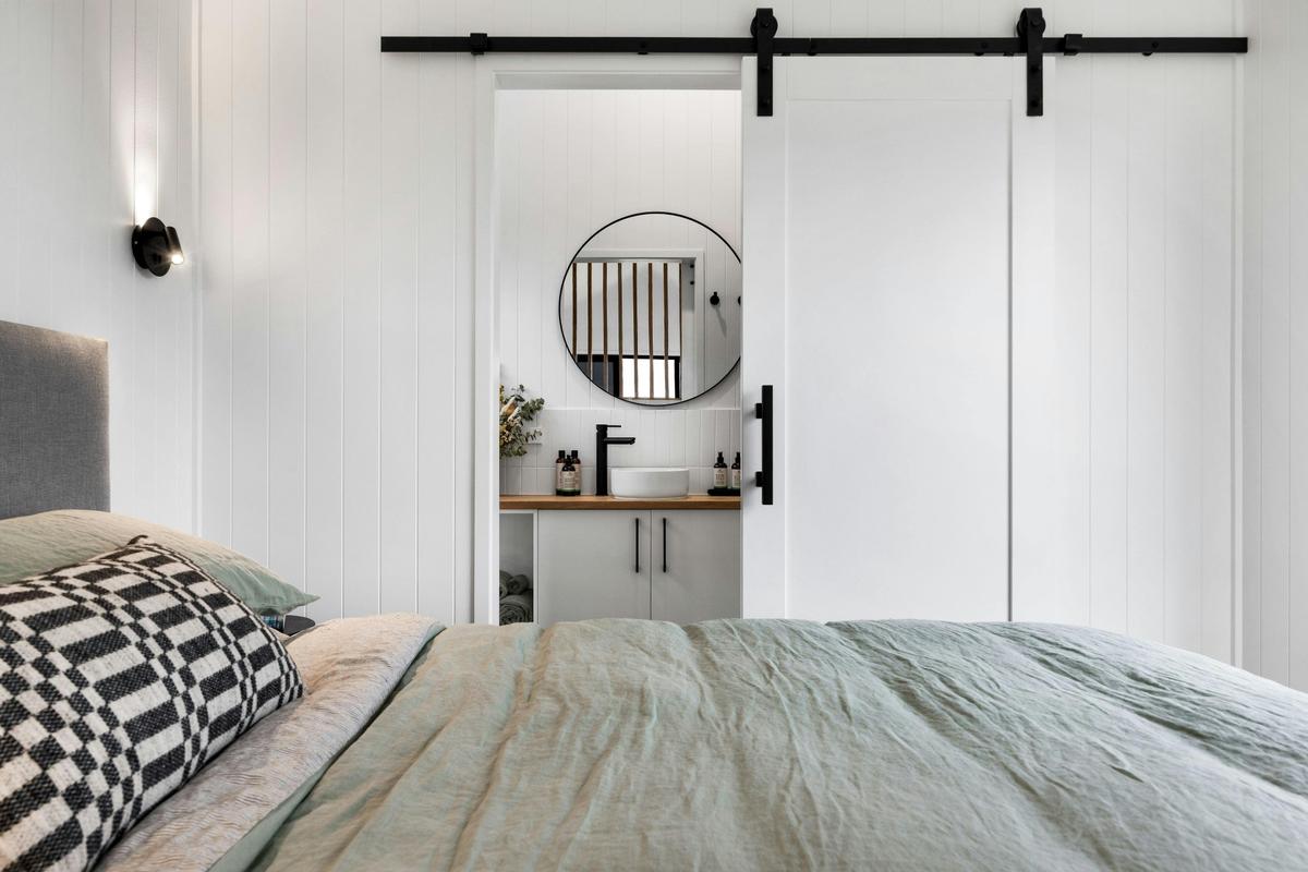 King Bed looking into Ensuite