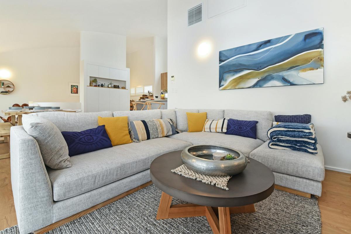 Lounge Room at the Seacliff Beach Retreat