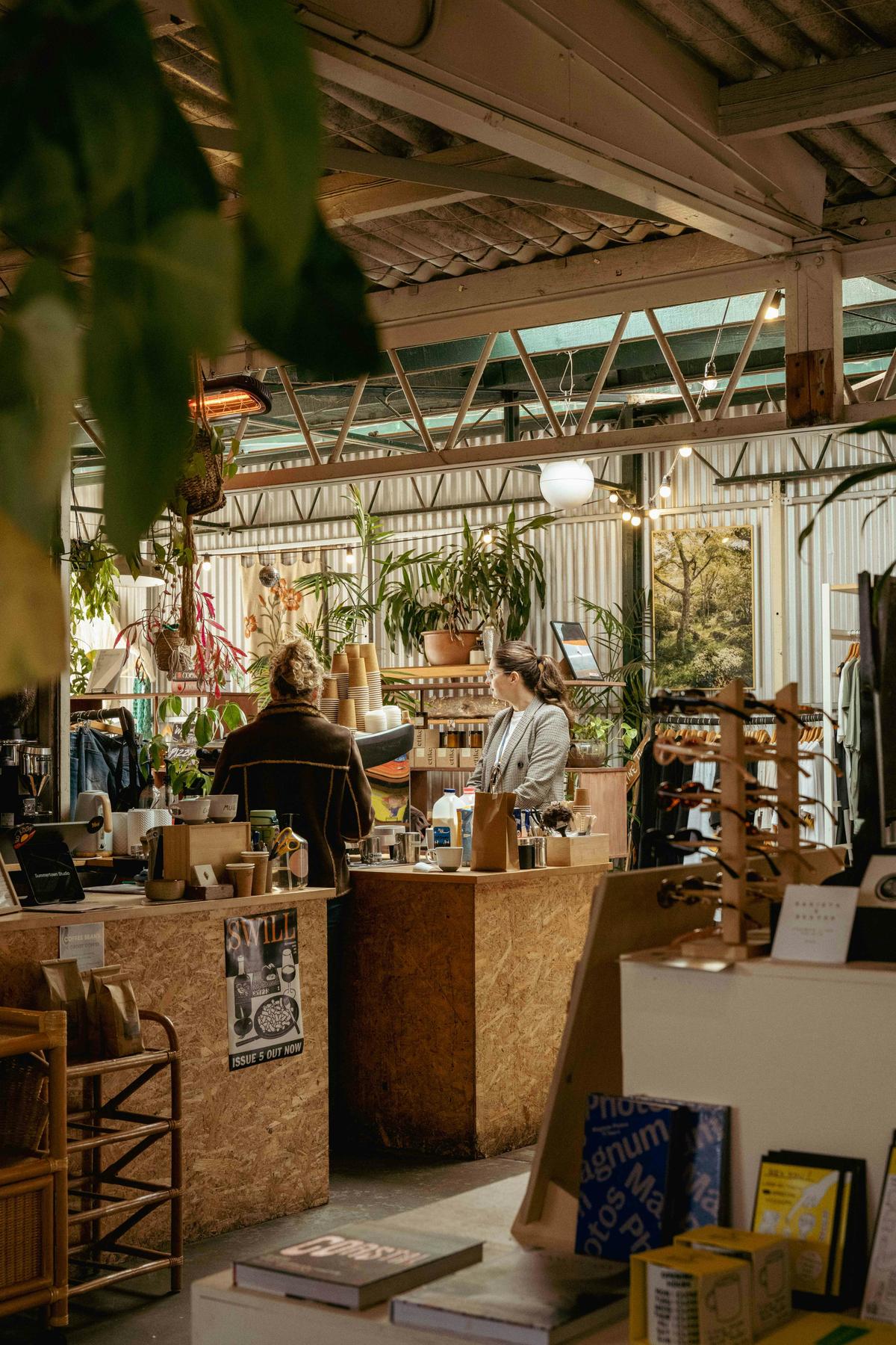 Our Coffee Bar. Nestled in the heart of the shed serving up the finest De Groot Coffee Co.