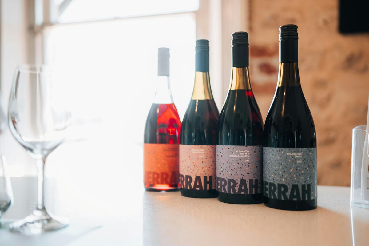 4 bottles of Sherrah red wine.
