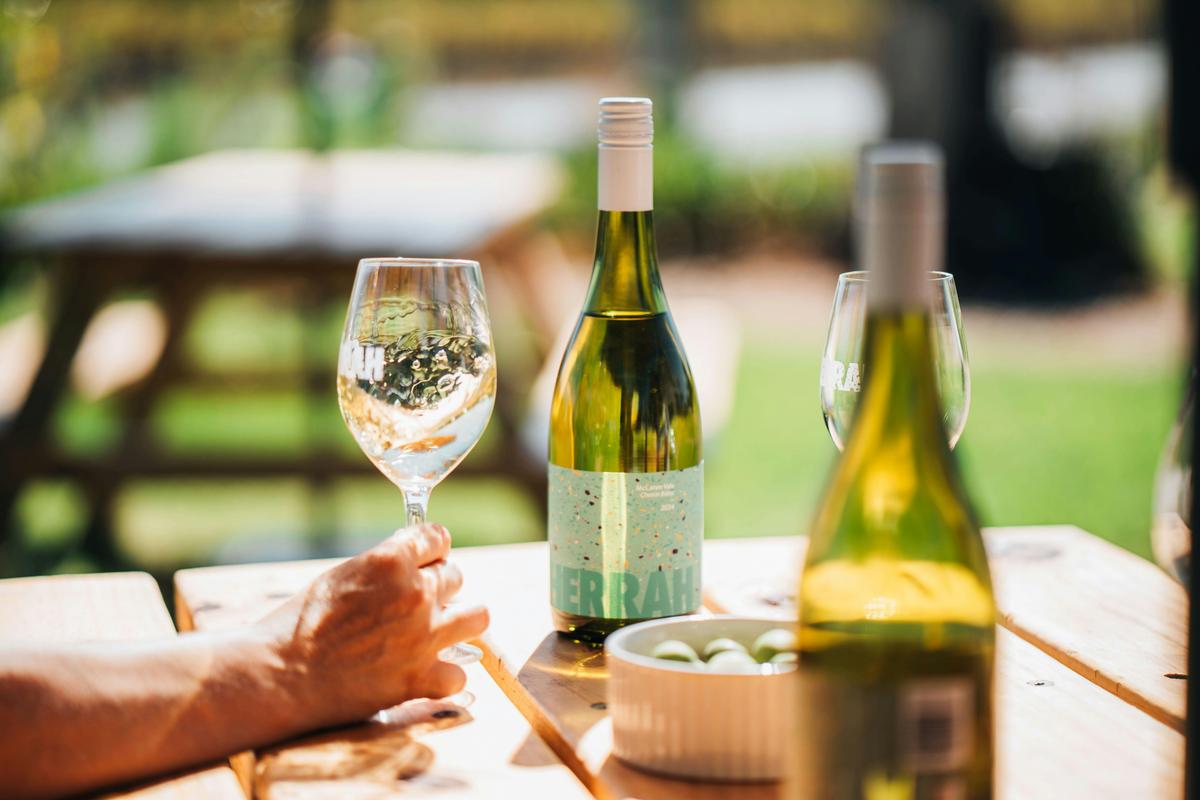 2 bottles and 2 glasses of wine.