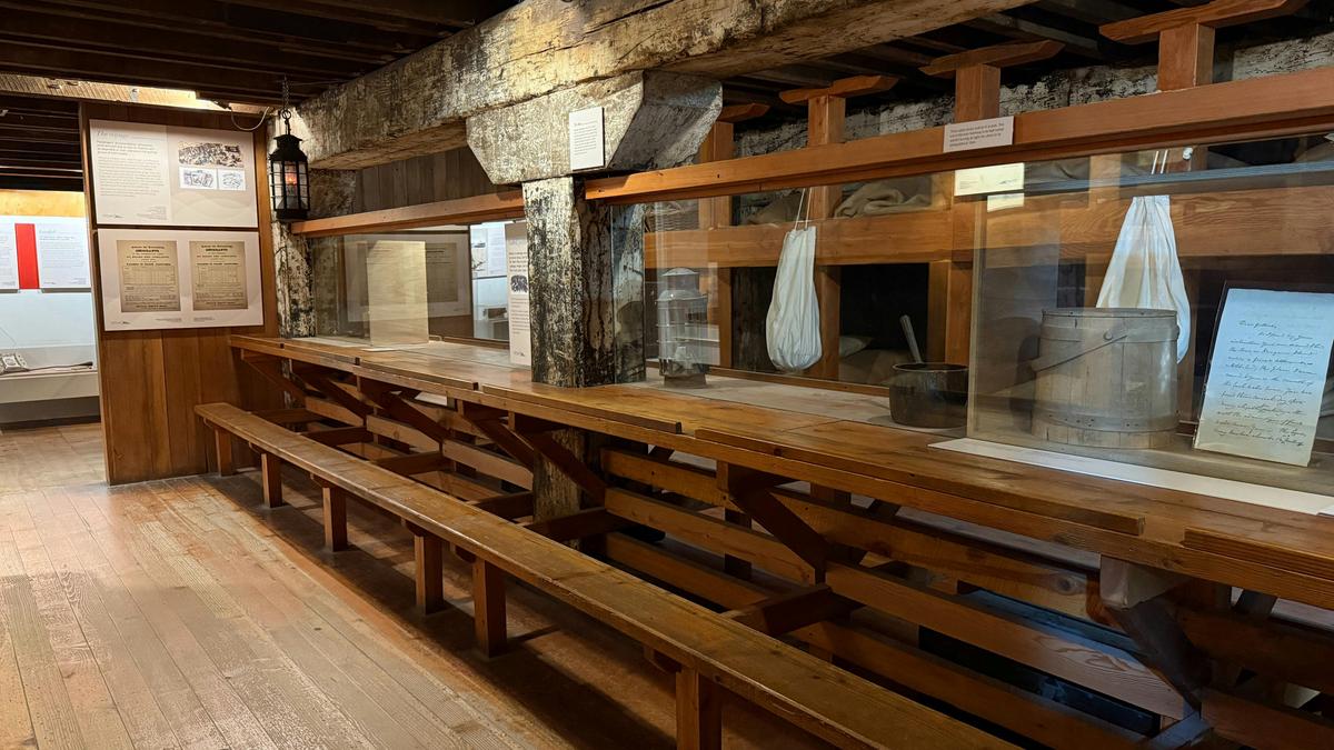 1840s cabin exhibit at the SA Maritime Museum