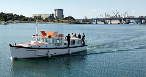 Port River Heritage Tours on the historic vessel MV Archie Badenoch