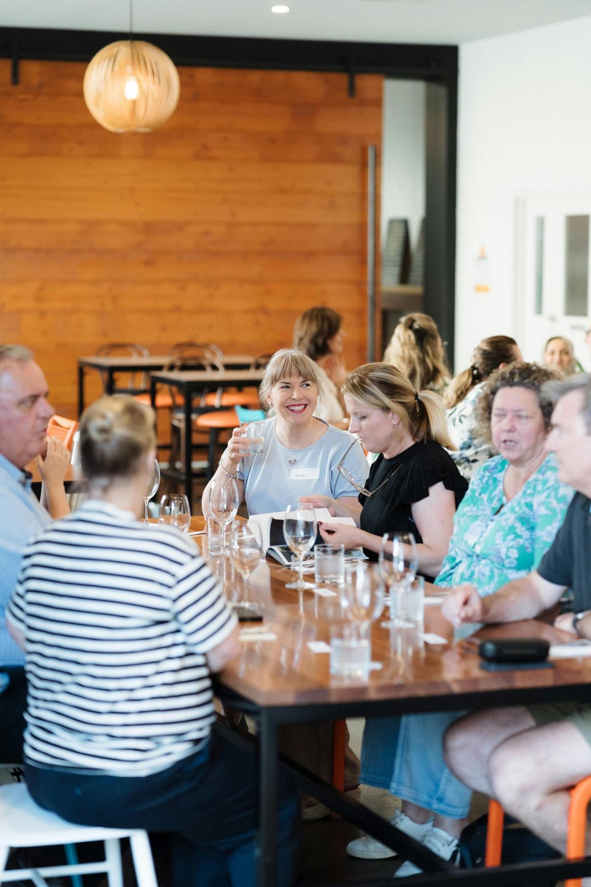 Guests in Sprout's Dining Room