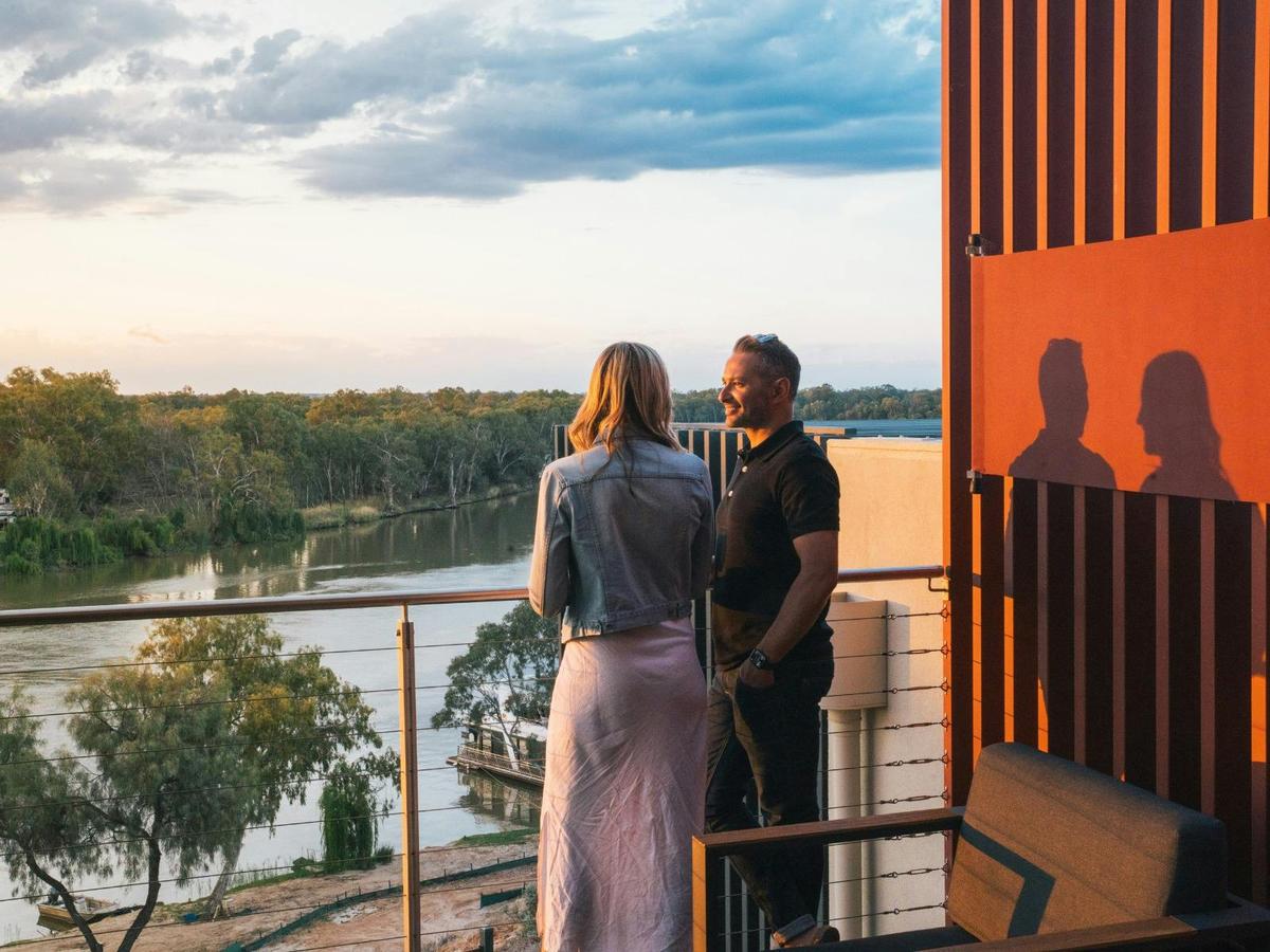 Balcony river views