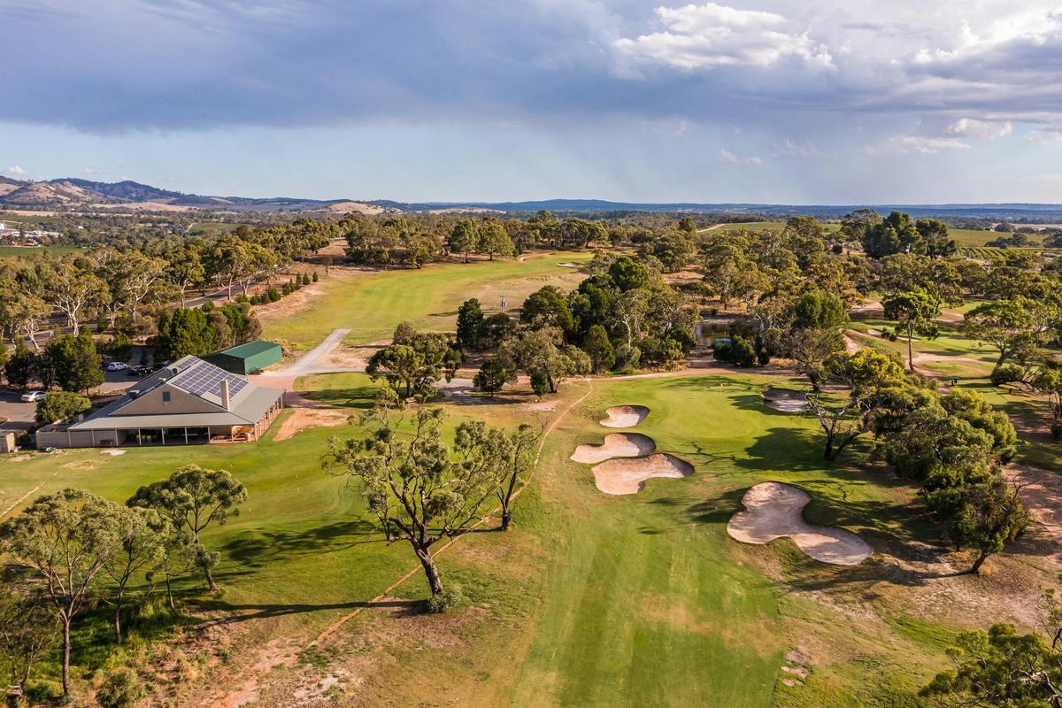 Aerial view for Hole 18
