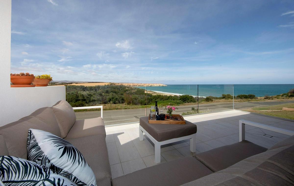 Sip your wine on the balcony