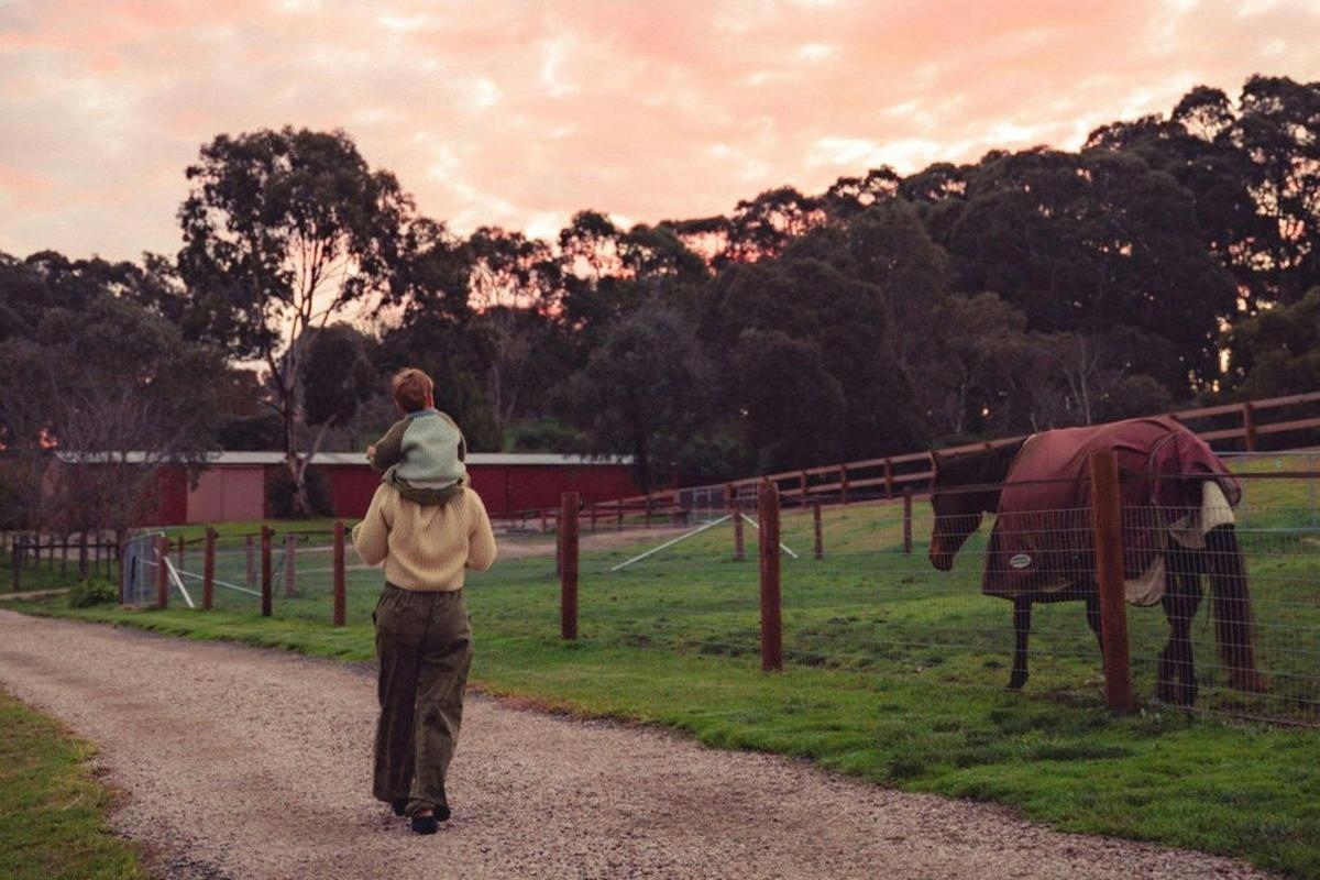 An evening stroll at Clover Park