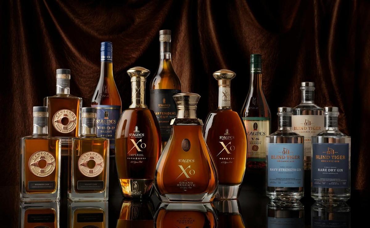 Full Product range St Agnes Distillery