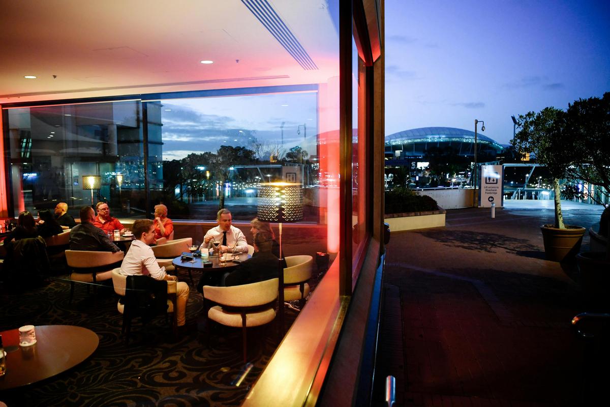 Enjoy the sunset at The Atrium Lounge