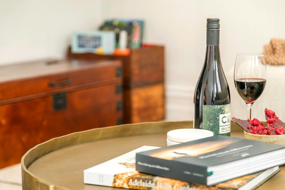 Enjoy local wine