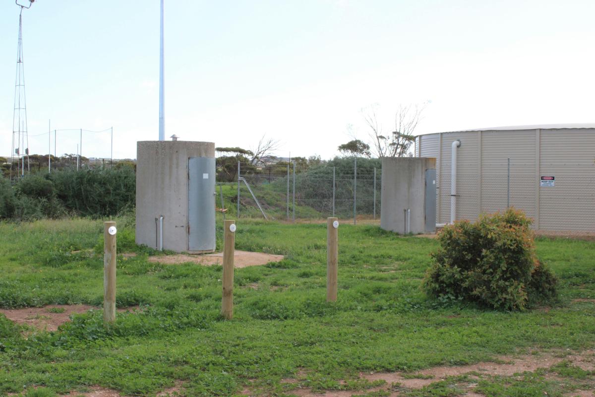 Toilets at the Streaky Bay RV Campground