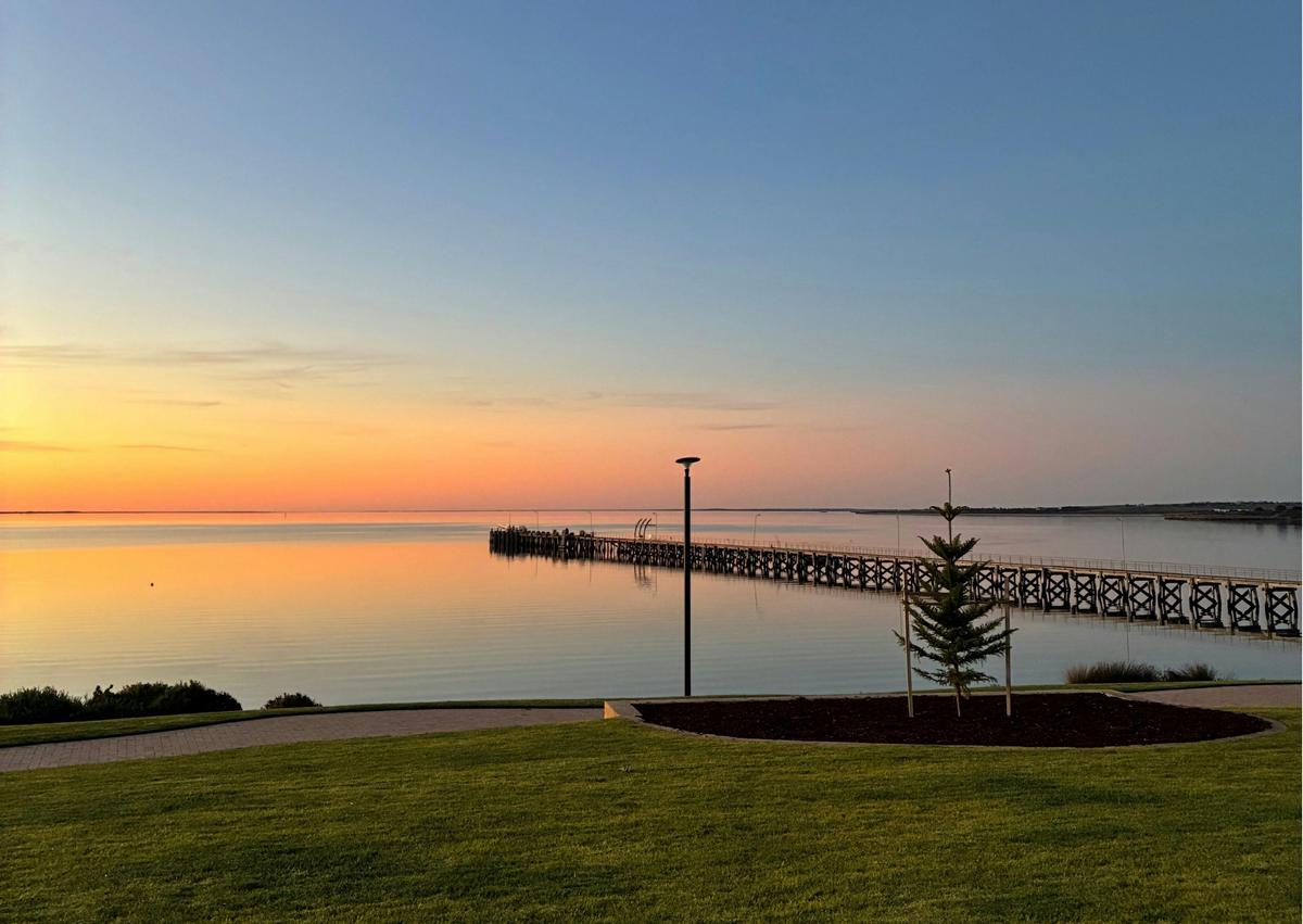 Streaky Bay Jetty at sunset