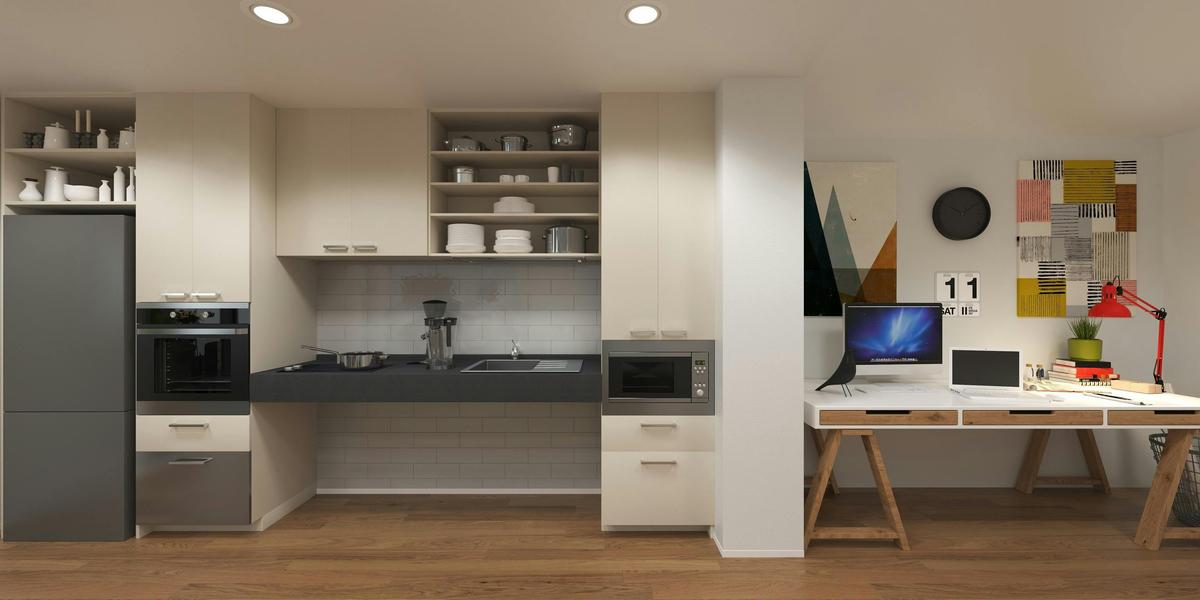 U City Accessible Serviced Apartments - kitchen