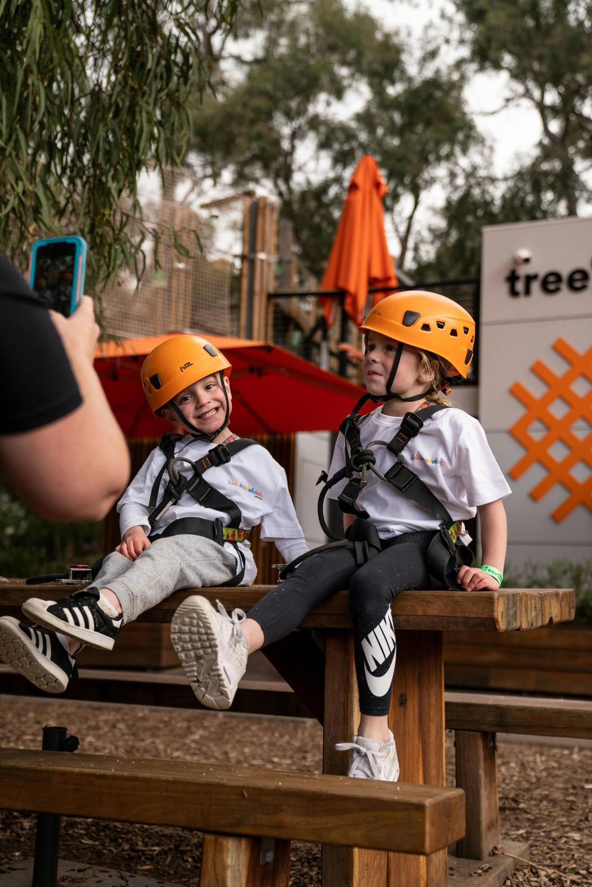 Kids at TreeClimb