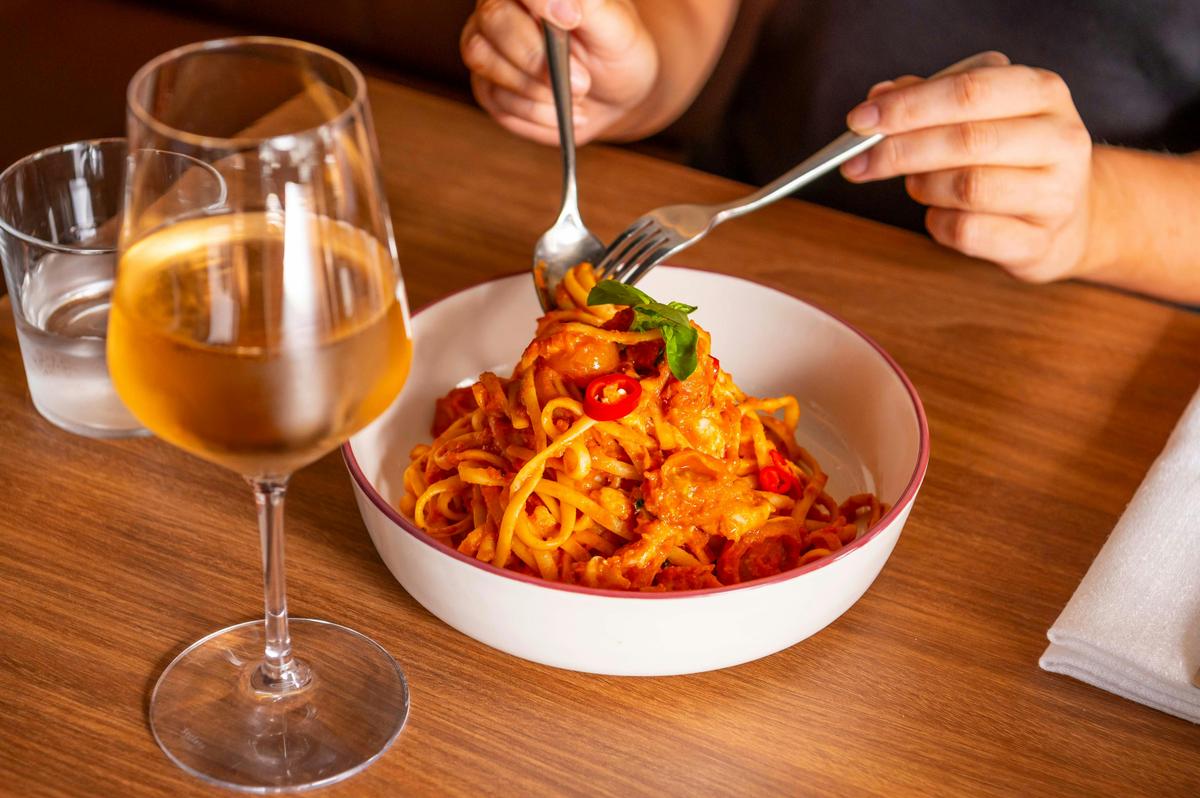 Pizza & pasta at Transit & Co.