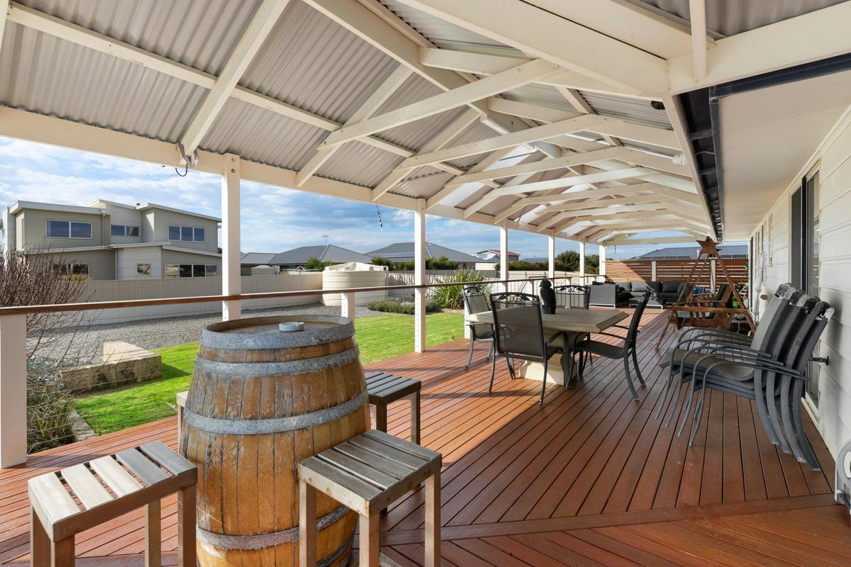 Rear deck area