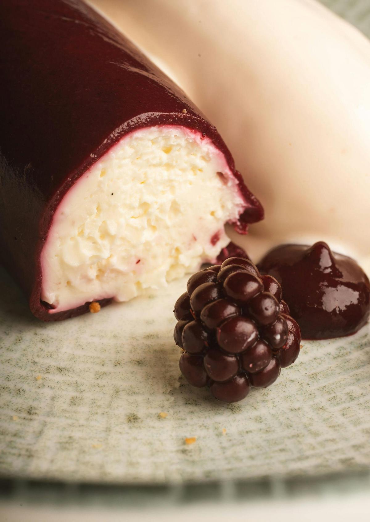 Adelaide Hills Blackberry Cheesecake