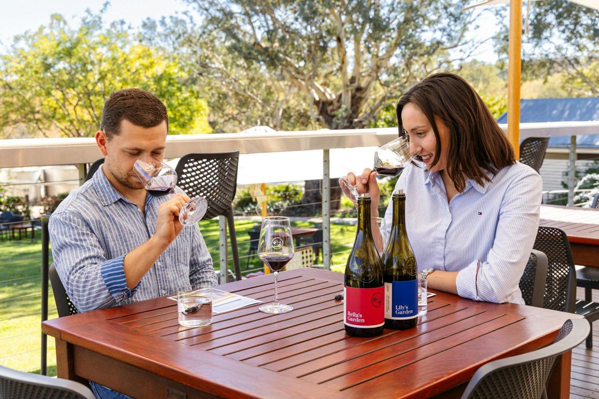 Tasting Garden Series on the deck