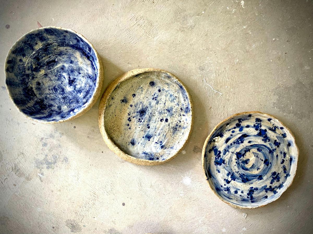pottery pieces made at our sessions