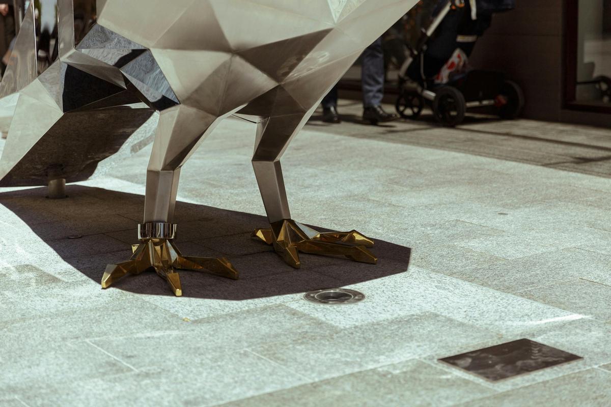 The 'Pigeon' sculpture