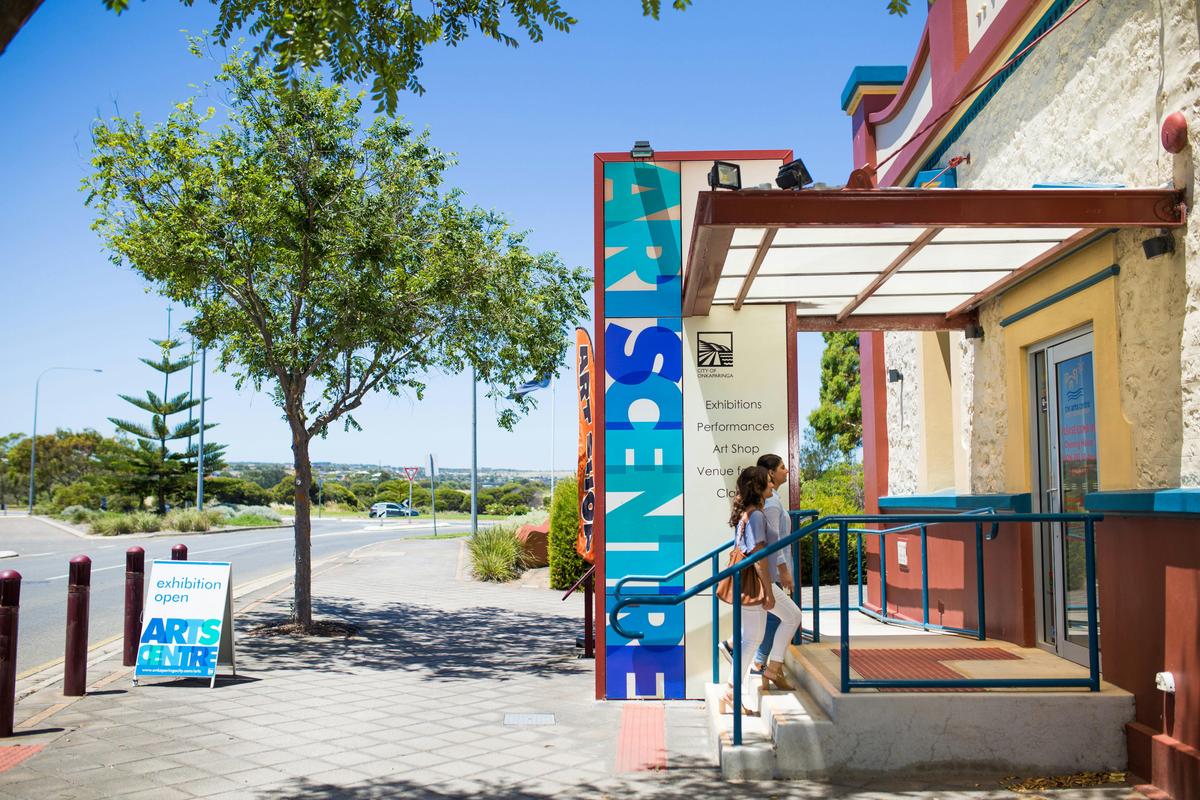 Port Noarlunga Arts Centre entrance
