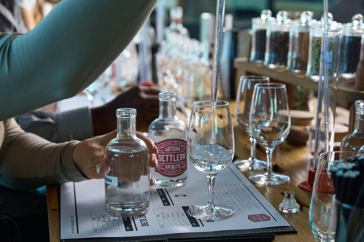 Settlers Spirits Gin Blending