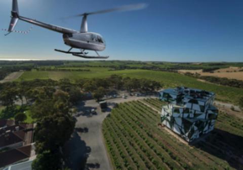Helicopter Scenic Flight and d'Arry's Verandah Degustation with Wine Pairing