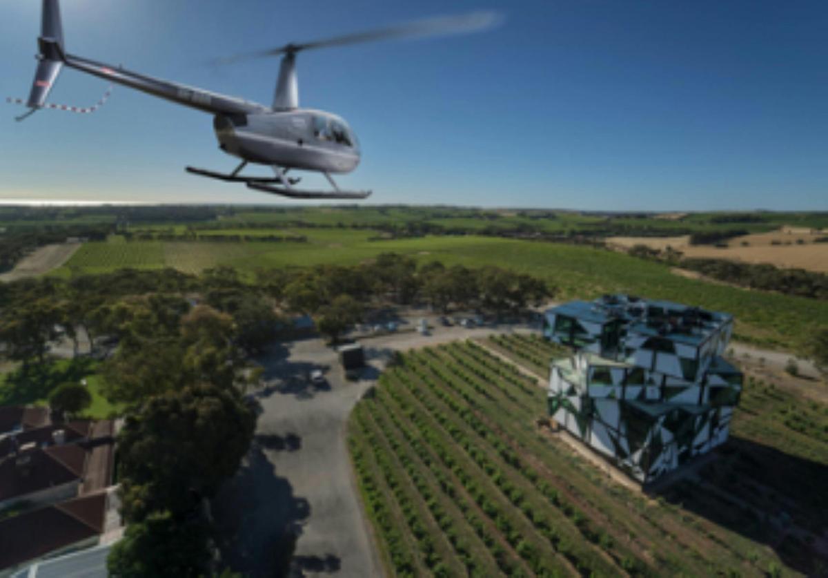 Helicopter Scenic Flight and d'Arry's Verandah Degustation with Wine Pairing