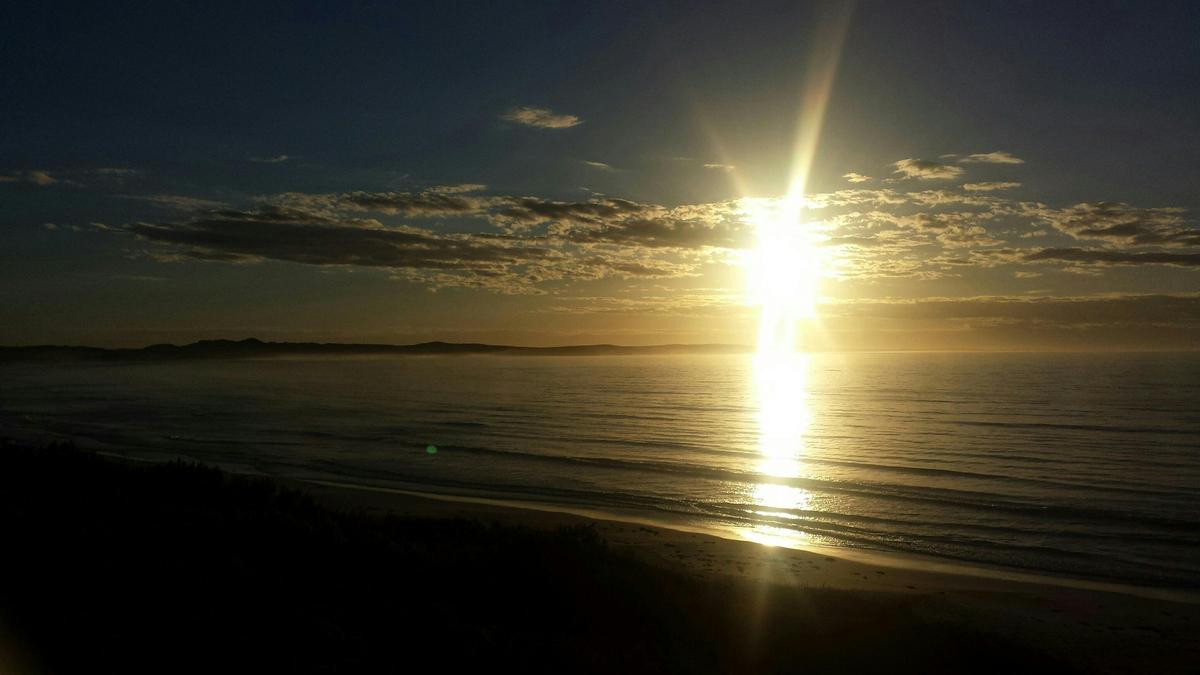 Sunrise over the bay