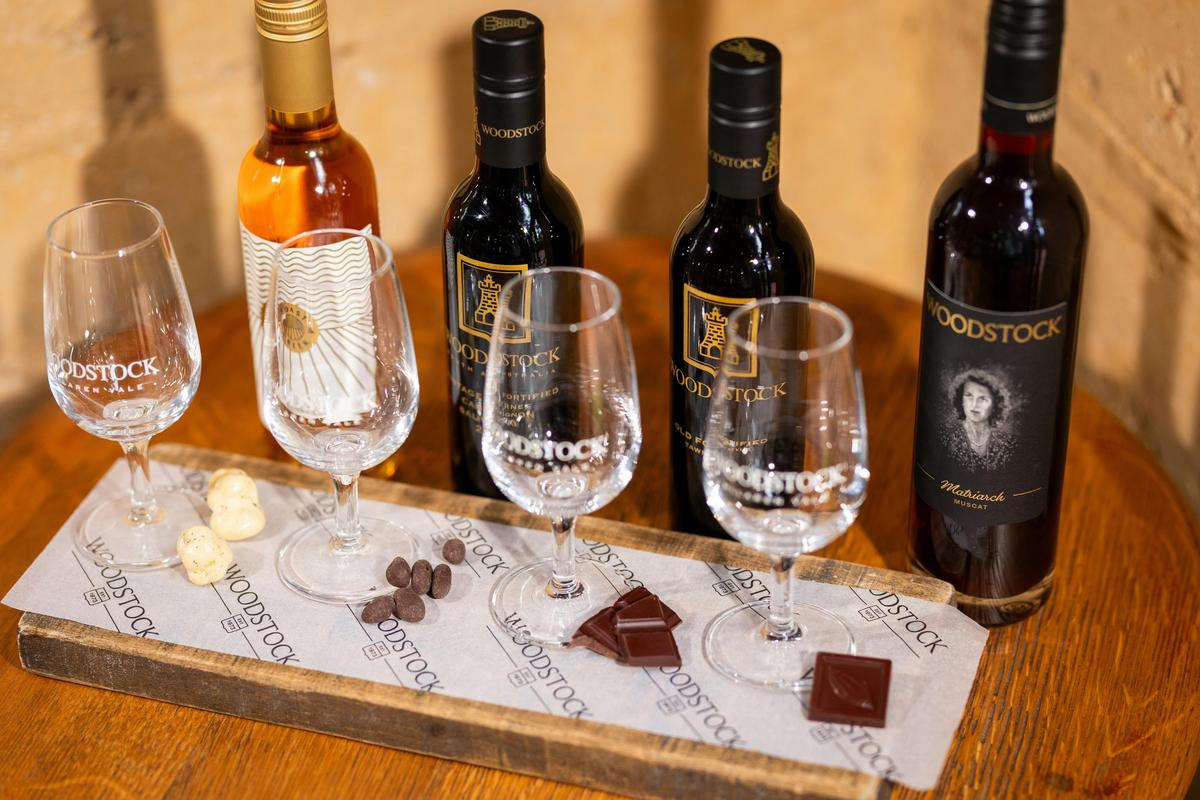 Trilbys Chocolate and Woodstock Fortified Wine Pairing experience