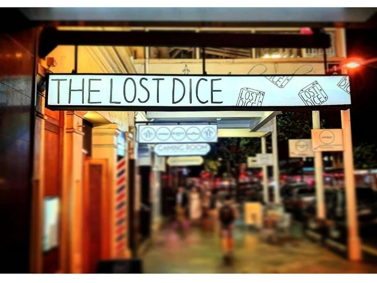 Outside The Lost Dice on King William Street