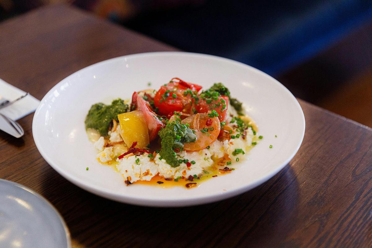 A popular lunch, dinner or shared starter- Heirloom Tomatoes