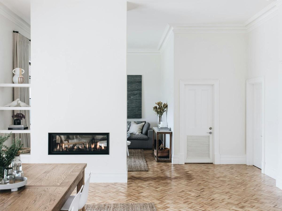 Villa Rose fireplace