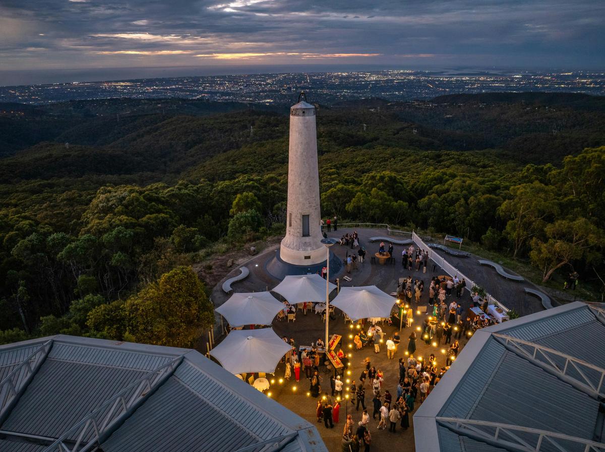 Sunset at Mount Lofty Summit