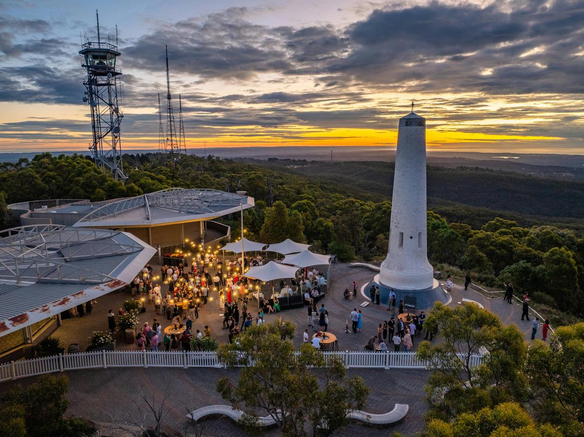 Sunset at Mount Lofty Summit