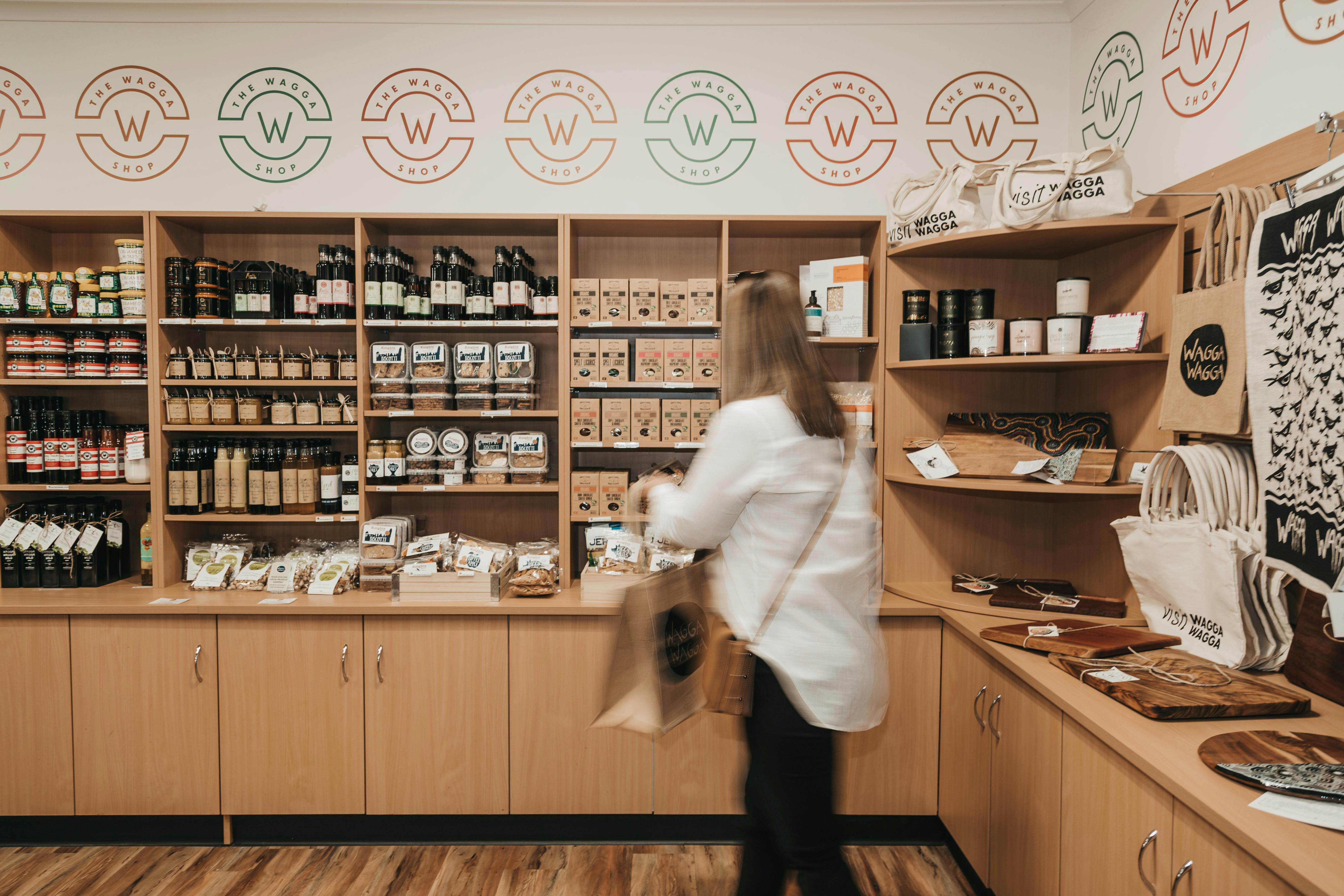 The Wagga Shop has a range of local produce and giftware