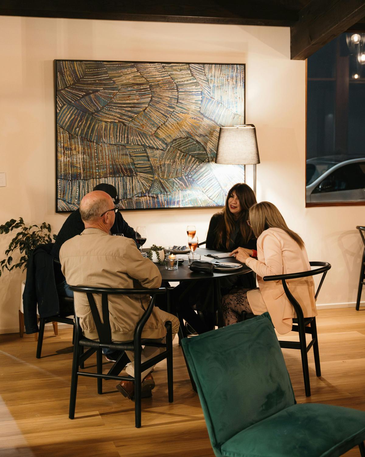 Watkins Wine Tasting in our cosy tasting room