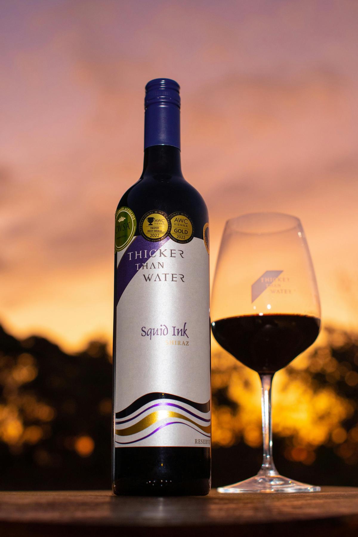 Award winning Squid Ink Shiraz