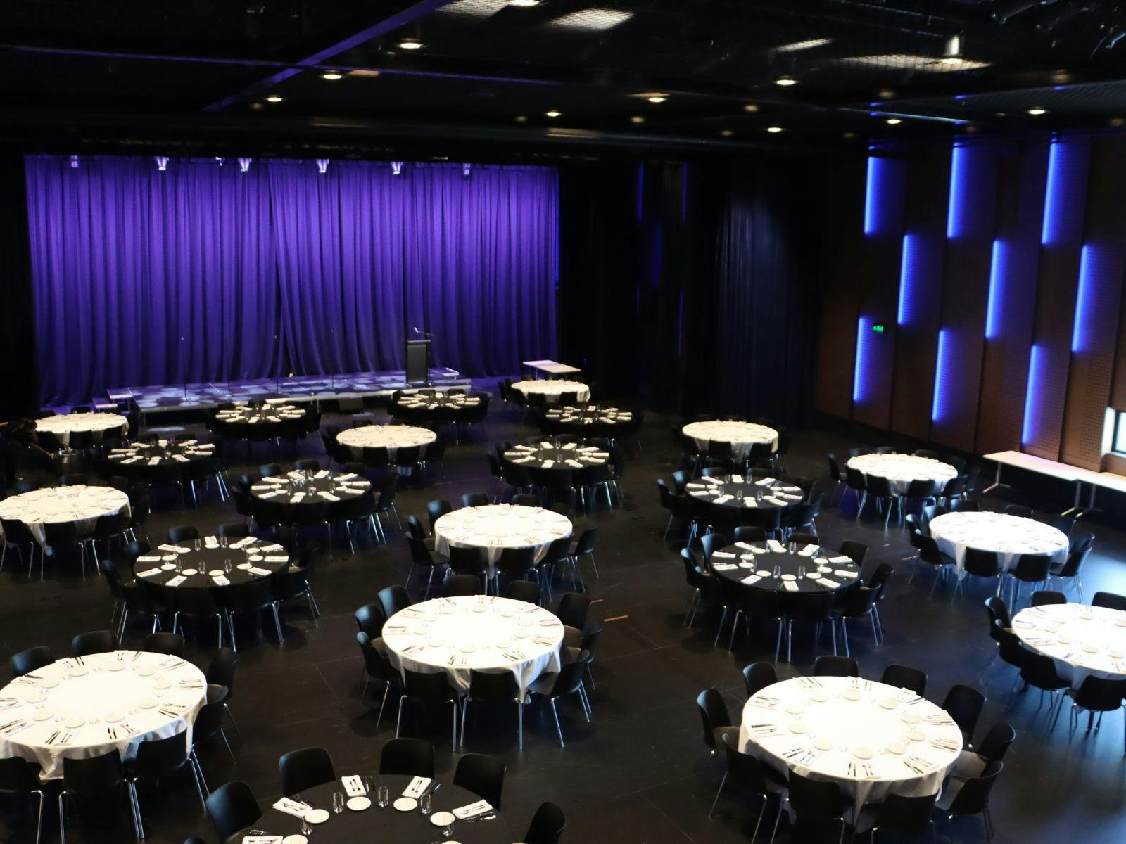 Wollondilly Performing Arts Centre ballroom layout