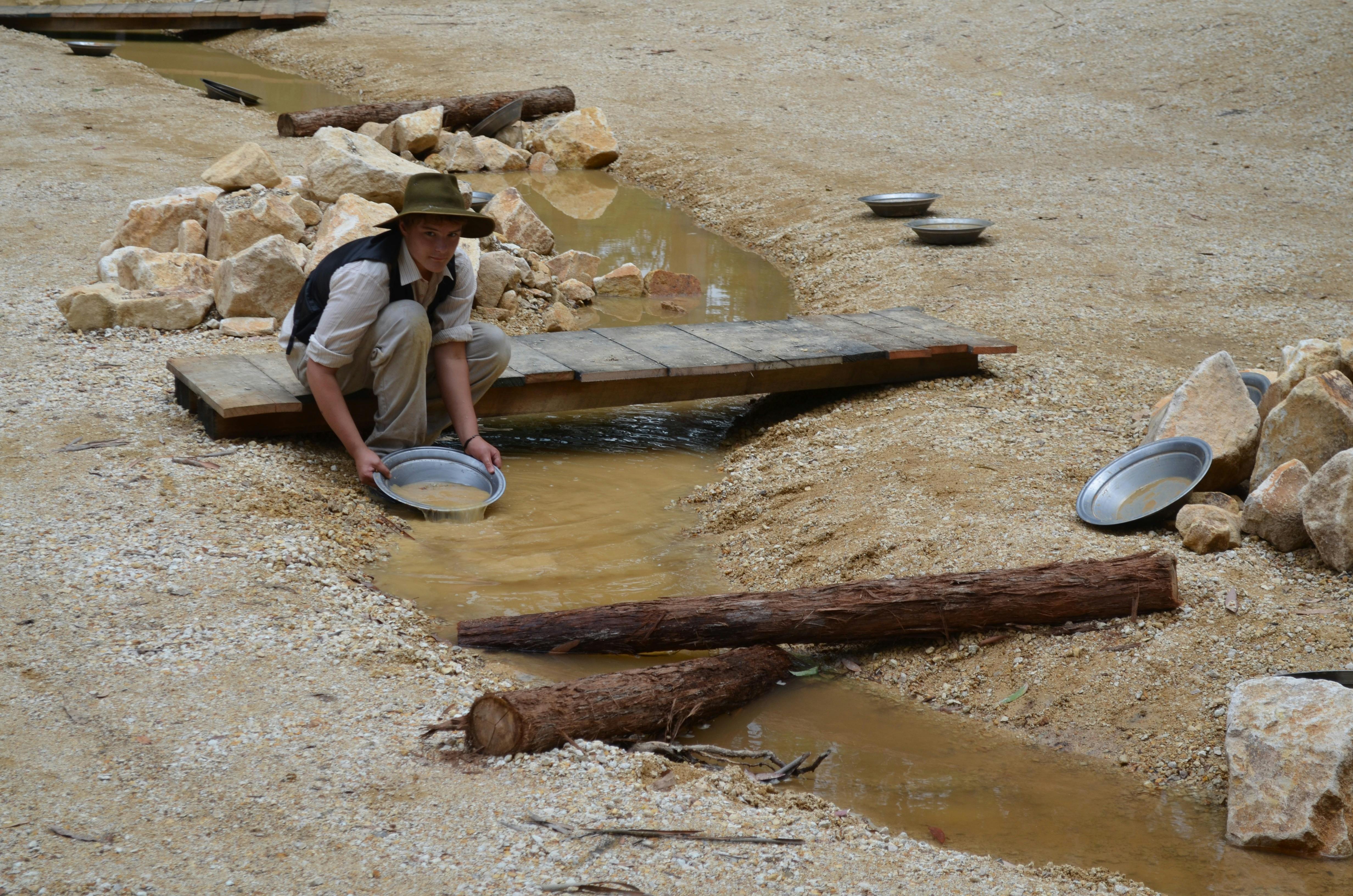 gold panning
