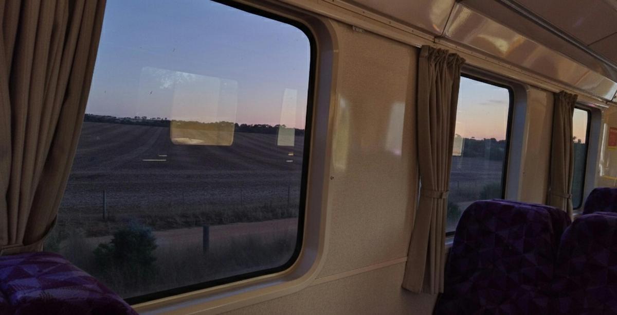 The Sunsetter - View from inside carriage