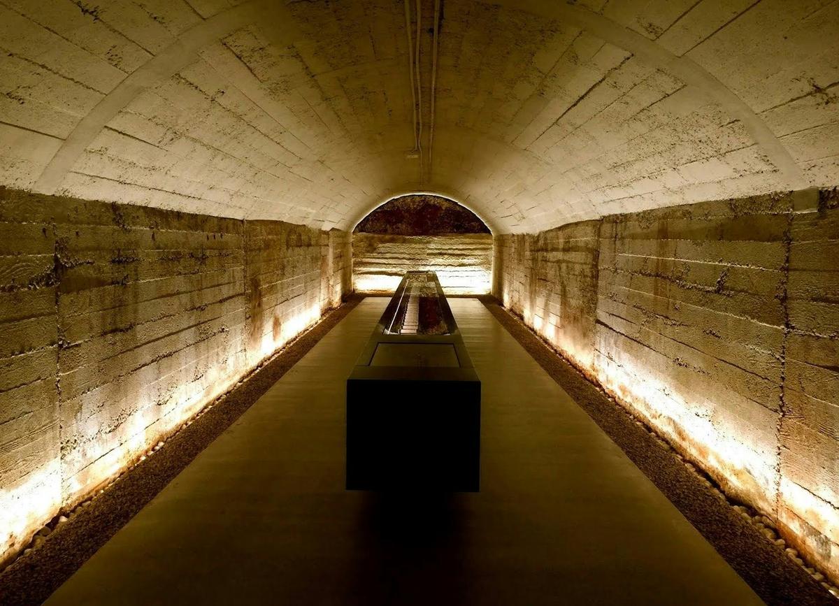 Penfold wine tasting tour in the underground cellar, learn how wine is stored in a controlled temp.