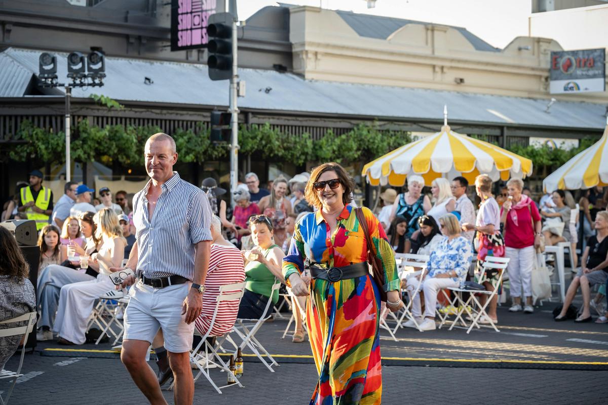 Visitors enjoying Unley Gala