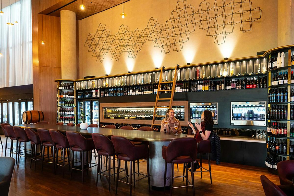 Wine tasting at the National Wine Centre in Adelaide