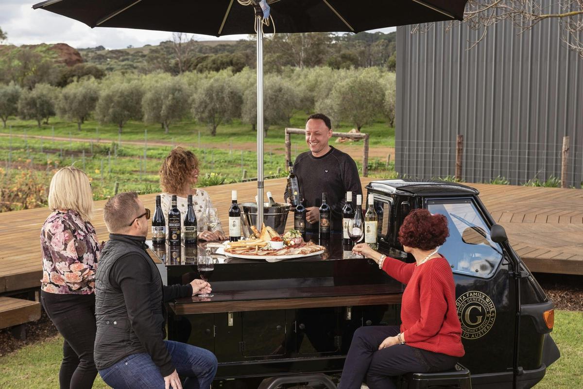 tasting on the lawn?